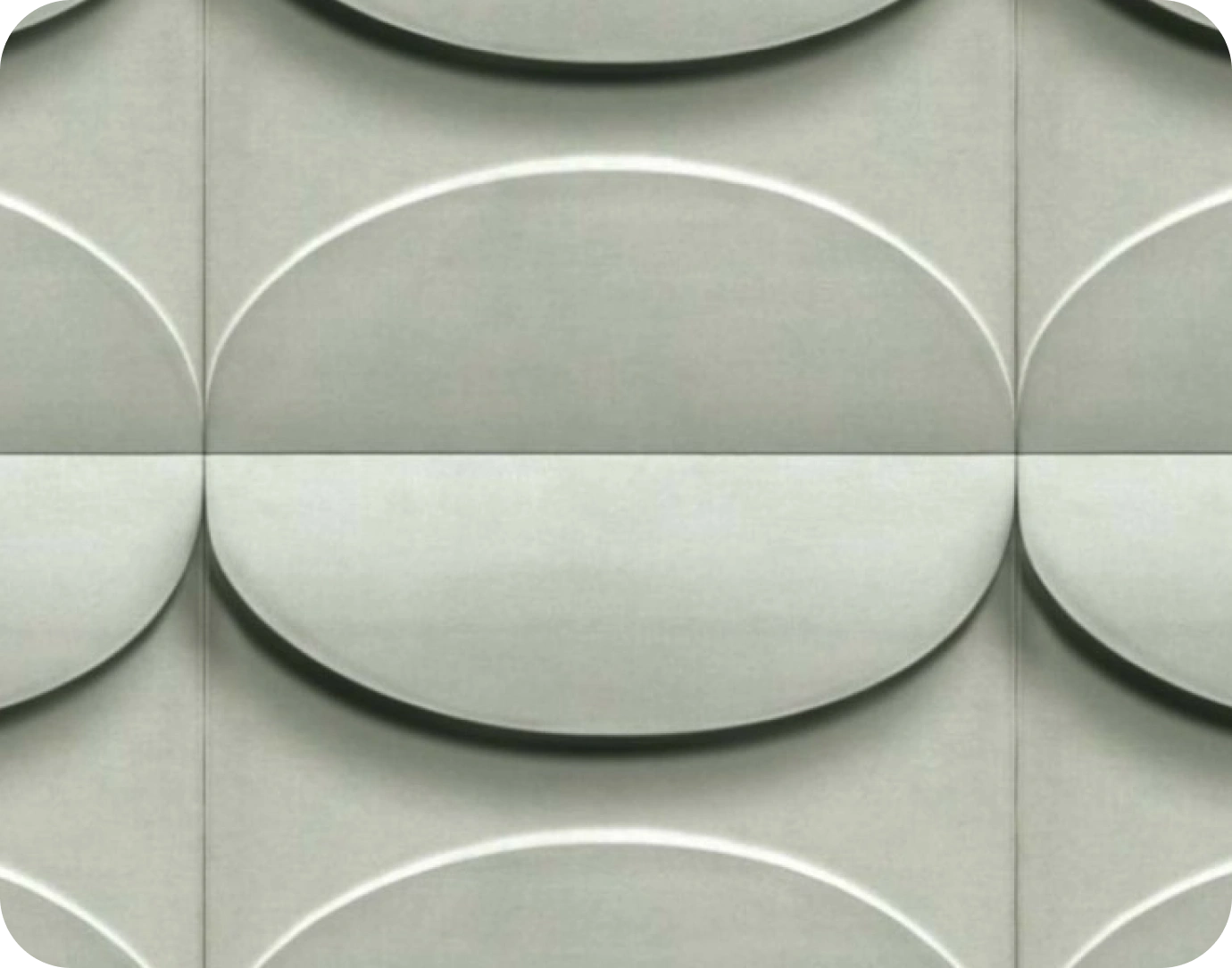 Geometric oval detailed pattern